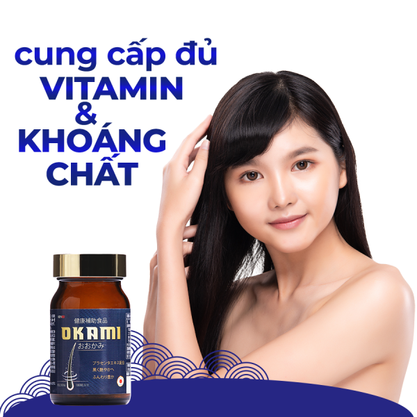 viên uống giảm rụng tóc okami