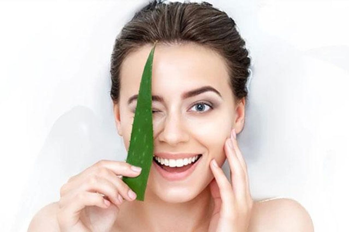 dưỡng lông mày bằng nha đam