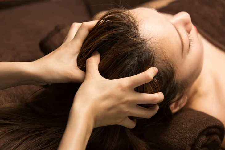 massage da đầu