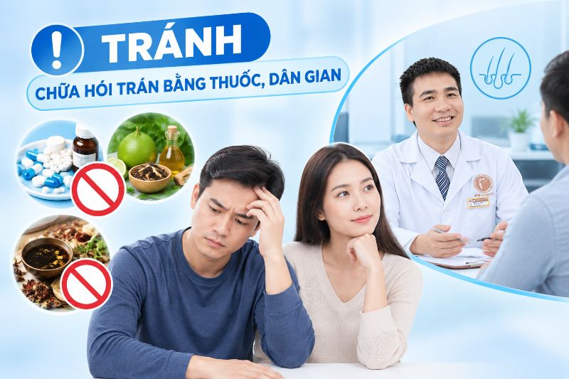 tránh chữa hói bằng thuốc dân gian 